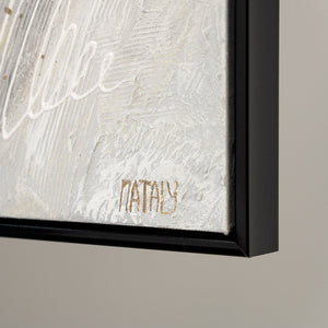 Håndmalede smukke akrylmalerier til stuen "Forårsblomster"