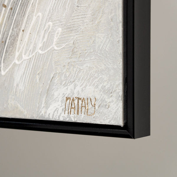 Håndmalede smukke akrylmalerier til stuen "Forårsblomster"