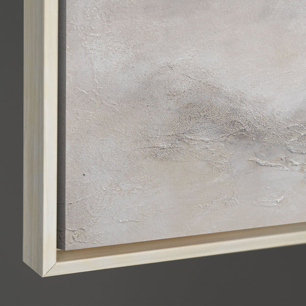 Handmalet Lærredsbillede „Tåget Fjernhed“ – Moderne Abstrakt Kunst