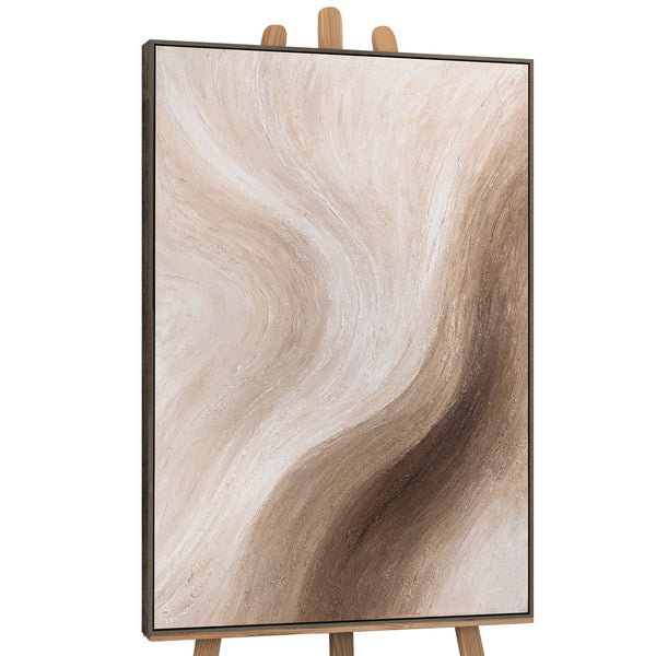 Moderne acrylmaleri på lærred – Abstrakt kunst "Ørken hvisken"