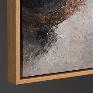 Abstrakt kunst på lærred – Moderne vægkunst "Element i bevægelse"