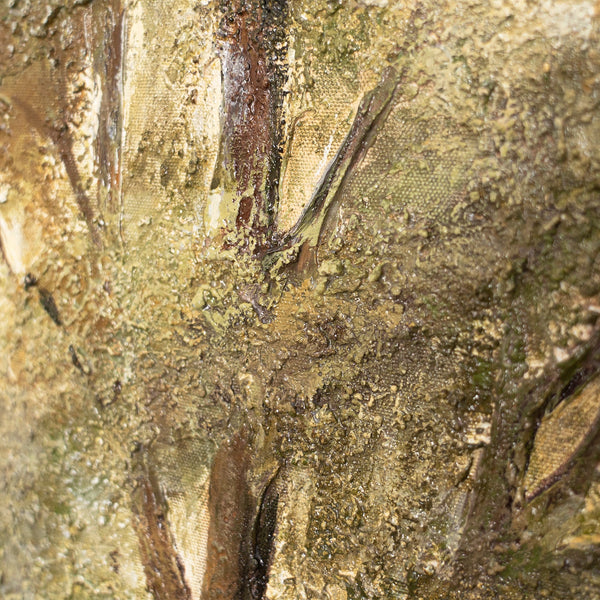 Handmalet Lærredsbillede „Træet af Kontemplation“ – Vægkunst med Træmotiv