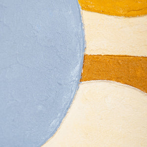 Håndmalet acrylmaleri "Sfære af balance" – Geometrisk kunst til stuen