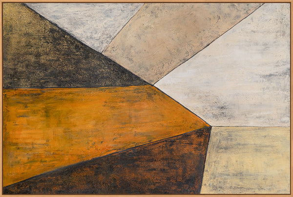 Moderne billeder til stuen som en del af serien "Mødet mellem flyene"