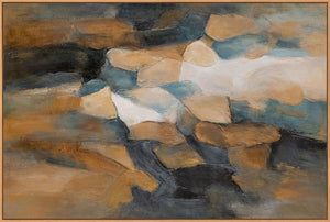 Moderne indrammede billeder med en varm tekstur "Aftenens palette"