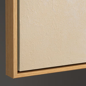 Modernes abstraktes Gemälde gerahmt für zeitgemäße Wohnkonzepte