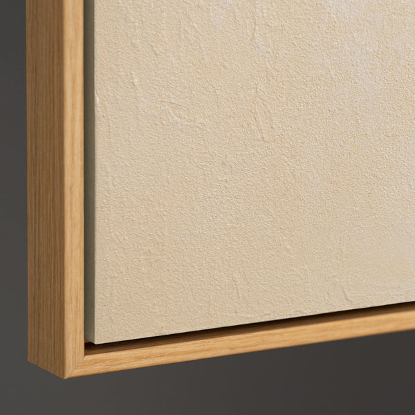 Modernes abstraktes Gemälde gerahmt für zeitgemäße Wohnkonzepte