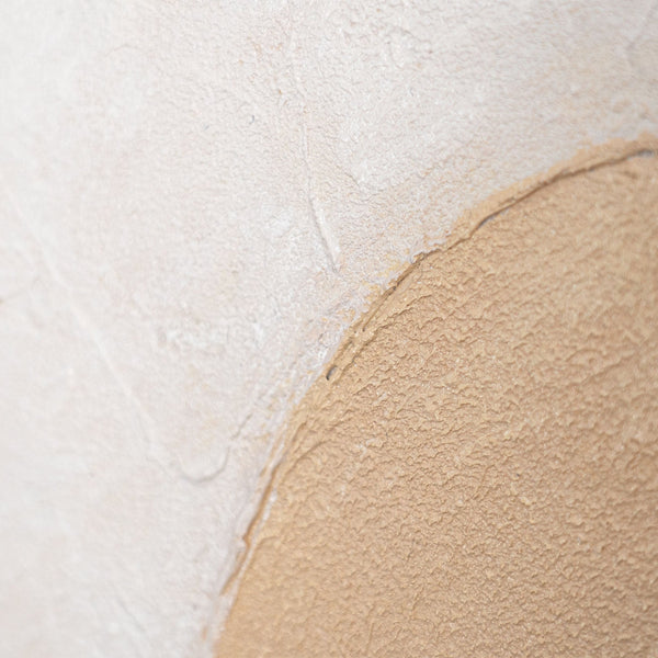 Abstraktes Wandbild in modernem Stil mit feiner Struktur und ruhiger Farbpalette