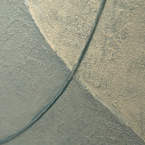 Zeitgenössische abstrakte Wandkunst mit Struktur, minimalistisches Design