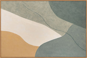 Moderne akrylmalerier som rolig vægdekoration i rammen "Eternal Line"