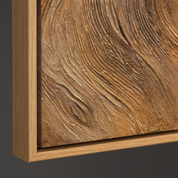 Abstrakte malerier med struktur og geometri i rammen "Linjer og cirkler"