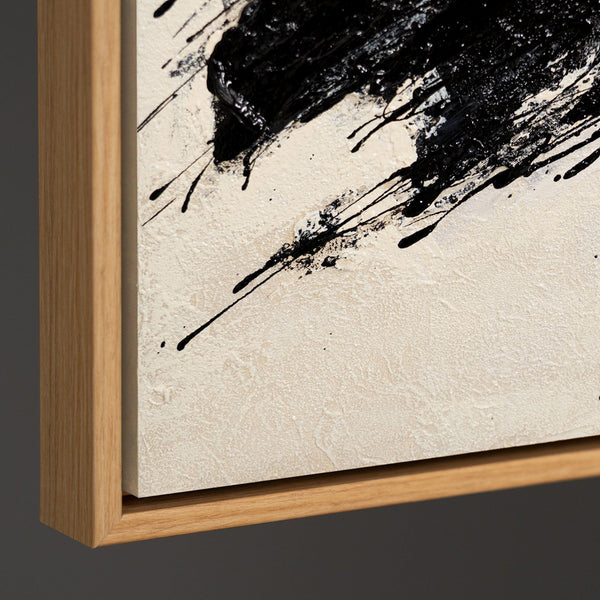 Modernes abstraktes Wandbild mit Struktur und zeitloser Ästhetik