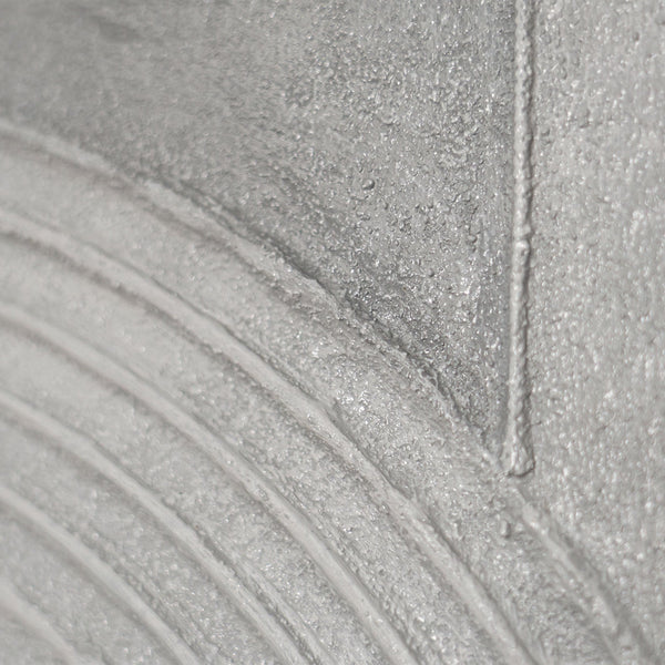 Moderne malede billeder i ramme, et roligt lærredsmaleri "Grå akkord"