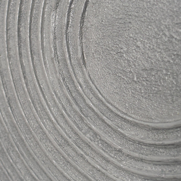 Moderne malede billeder i ramme, et roligt lærredsmaleri "Grå akkord"