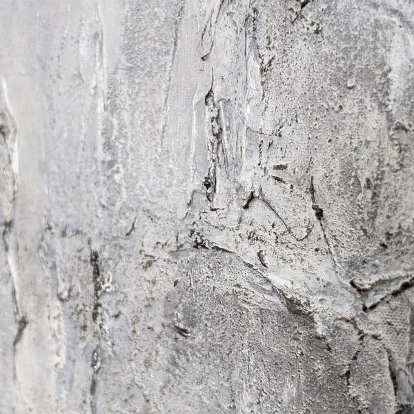 Håndmalede billeder i rammer, tekstureret abstrakt kunst "Stenens erindring"