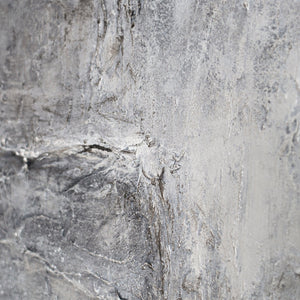 Håndmalede billeder i rammer, tekstureret abstrakt kunst "Stenens erindring"