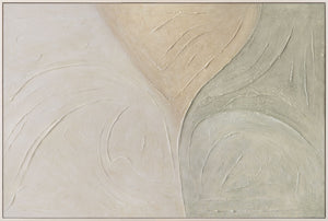 Abstrakte Wandkunst in ruhigen Farbtönen für moderne Interieurs