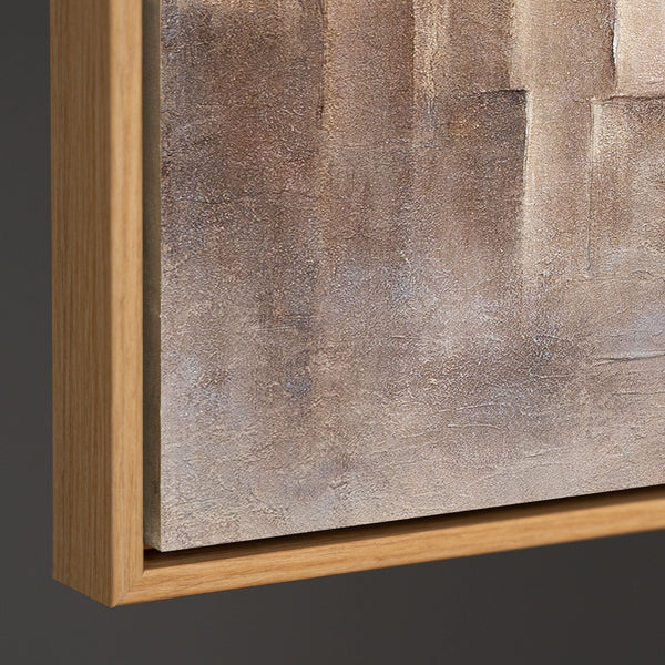 Handgemalte Gemälde „Grenzen der Illusion“ – Moderne Wandkunst auf Leinwand