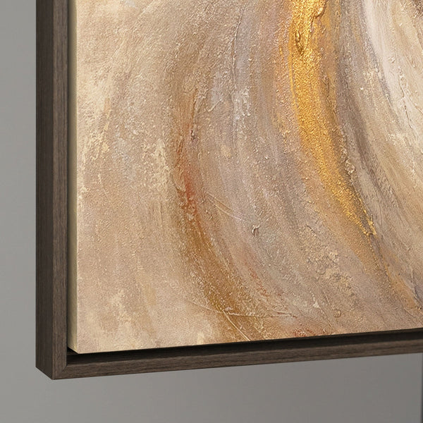 Abstrakt lærredsmaleri "Strømmens energi" – moderne kunst til stuen