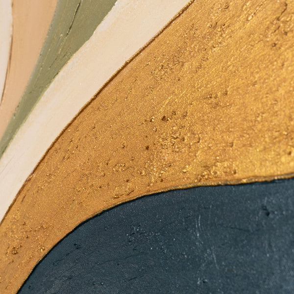 Modernes abstraktes Gemälde für stilvolle Innenräume in neutralen Farben