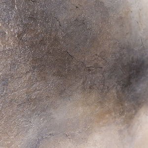 Abstrakt akrylmaleri "Tåget Morgen" – elegant håndmalet kunst i beige og grå