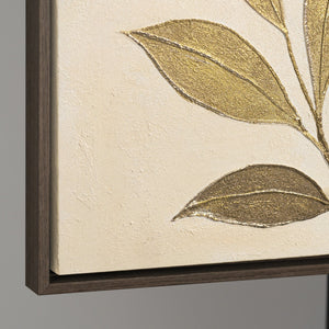 Handmalet Lærredsbillede "Fløjtende Blade" – Naturmotiver på Lærred