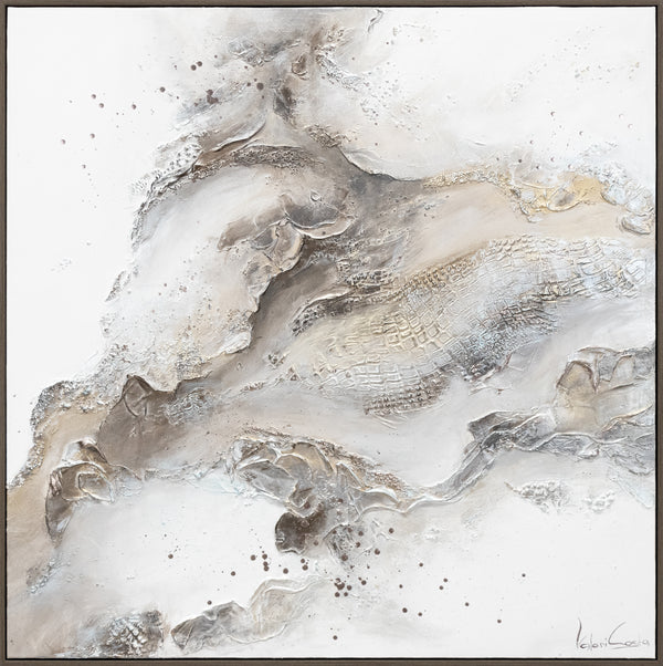 Künstlerische Acrylmalerei Struktur Deko