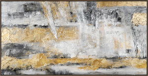 "Gyldne Refleksioner" kunst i guld og sort-hvid