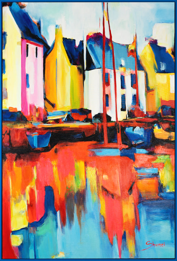 Künstlerische Acrylmalerei Struktur Deko