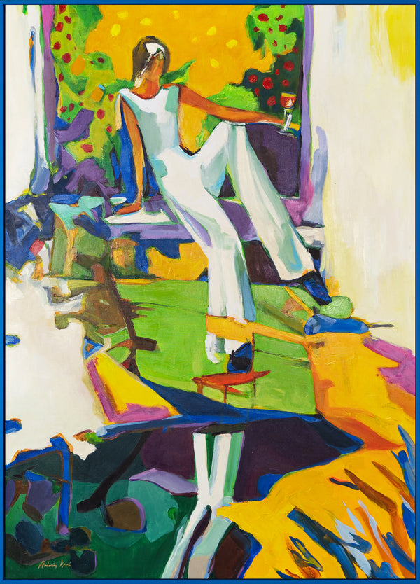 Künstlerische Acrylmalerei Struktur Deko