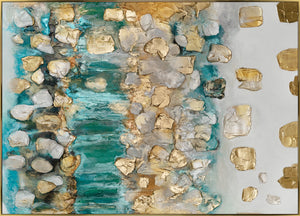 Acrylmalerei auf Leinwand Detail