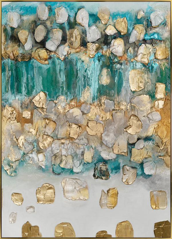 Künstlerische Acrylmalerei Struktur Deko