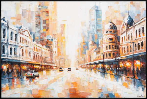 Künstlerische Acrylmalerei Struktur Deko