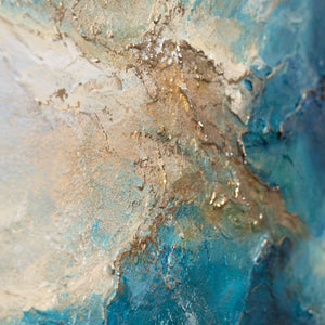 Strukturmalerei mit Tiefe und Bewegung