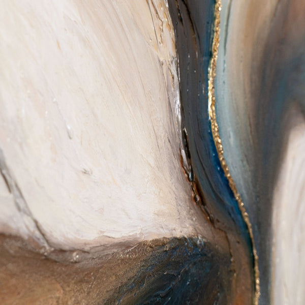 Strukturmalerei mit Tiefe und Bewegung