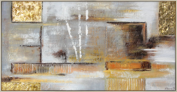 Acryl Wandbild Struktur Modern Deko