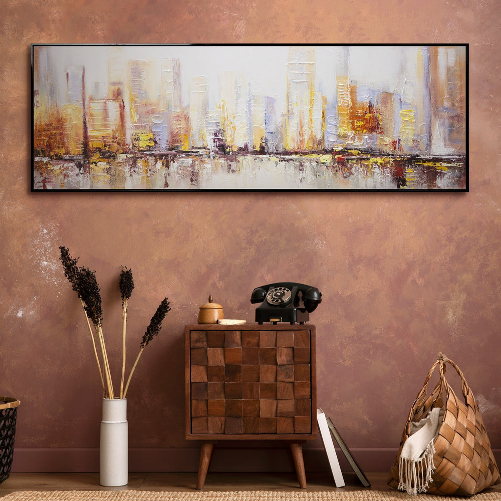 abstrakte kunst bilder Wohnzimmer mit Leinwandbild