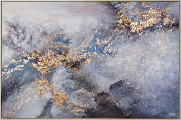 Acrylmalerei auf Leinwand Detail