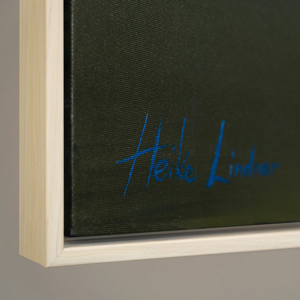 Landskabsmaleri med selvlysende effekt "Skovhorisonter" Håndmalet kunst