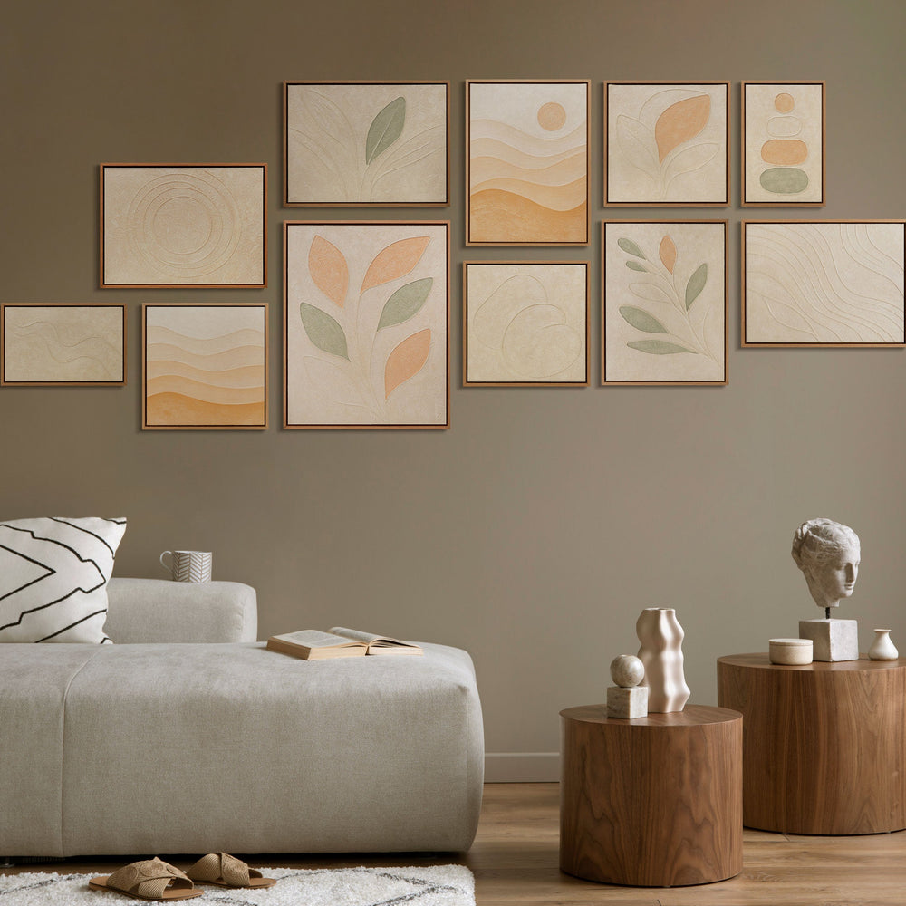 Bilder set mit rahmen Original Gemälde Handgemalt