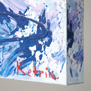 Moderne maleri i akryl "Fri Flugt"