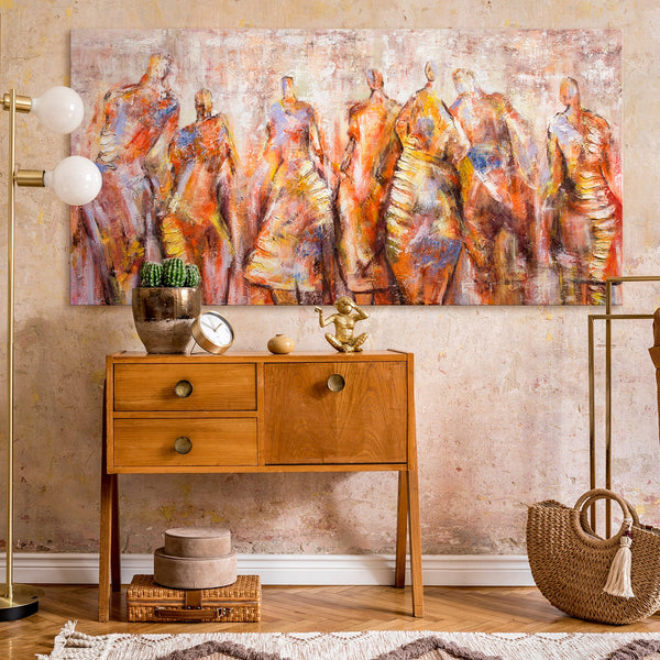 Moderne abstrakte billeder akryl "Karneval"