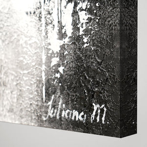 Abstrakt maling akryl "Courage" – smukke malede billeder