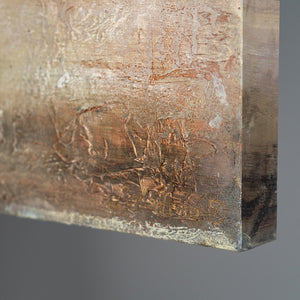 Moderne billeder stue "Guldtræ" med ramme akrylmaleri