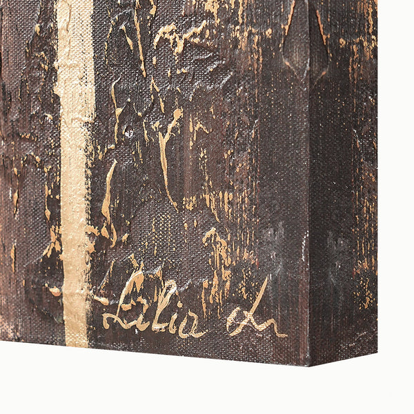 Moderne abstrakt maleri til stuen – "Succes" med ramme