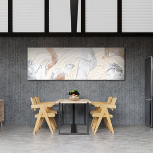 Akrylmaleri i lyse farver til væggen “Symfoni”