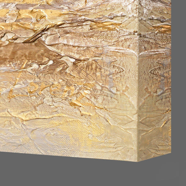 Moderne struktureret lærredsmaleri med sejlscene "Solblænding"