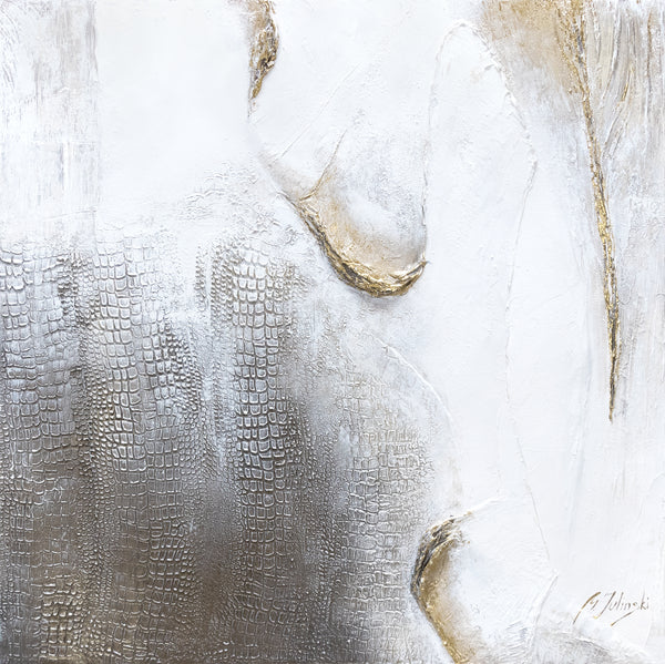 Håndmalede akrylmalerier på lærred "Eksotisk" 100x100cm