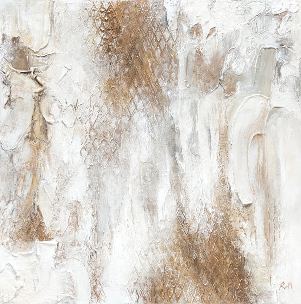 Moderne kunst på lærred 100x100 cm "Potentiel"