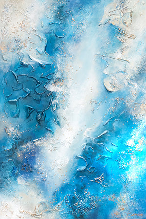 Moderne Wanddeko handgemalt